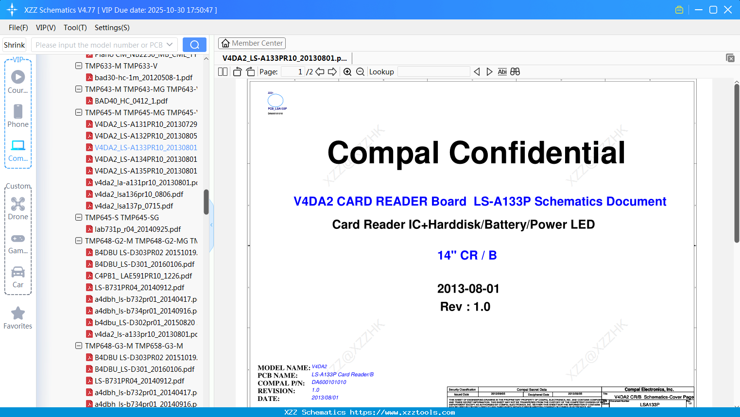 Laptop ACER V4DA2_LS-A133PR10_20130801